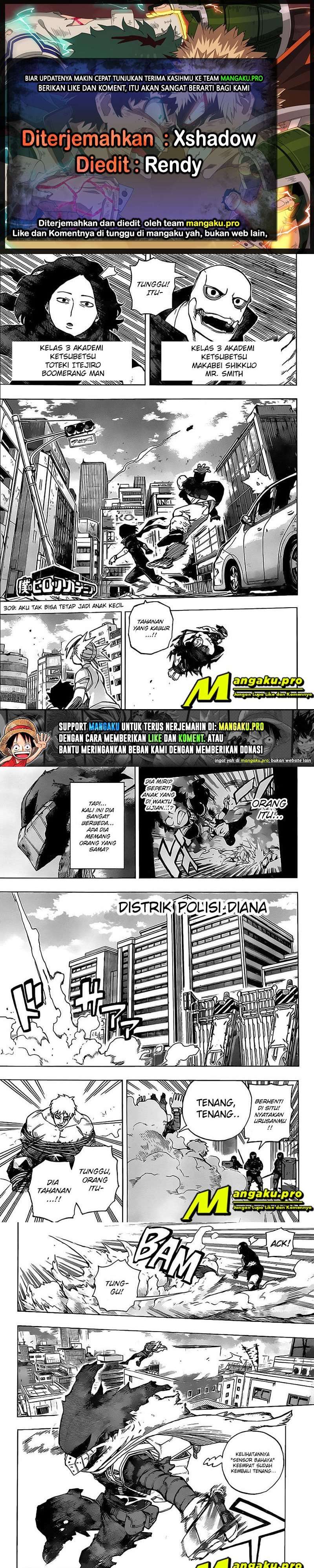 boku-no-hero-academia - Chapter: 309