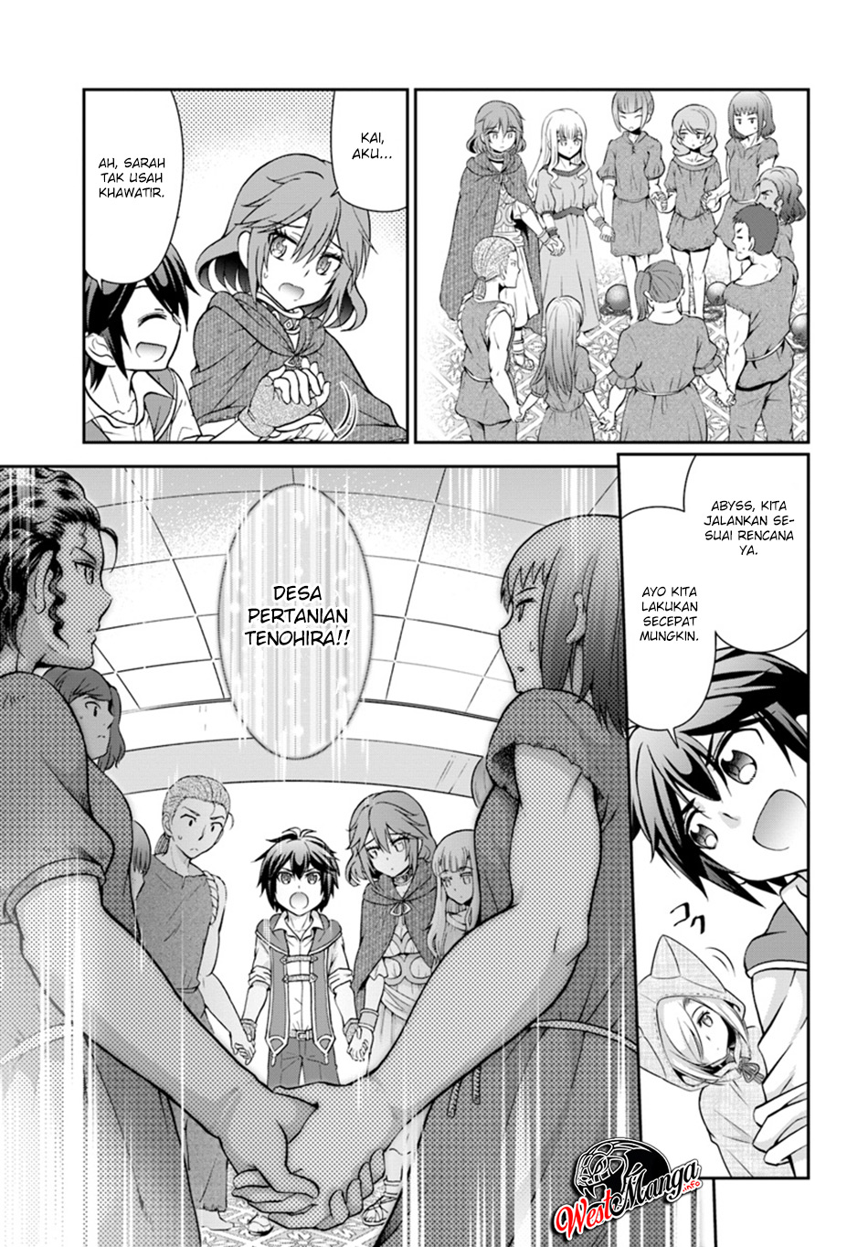 tenohira-kaitakumura-de-isekai-kenkouki-fueteku-yome-tachi-to-nonbiri-mujintou-raifu - Chapter: 14