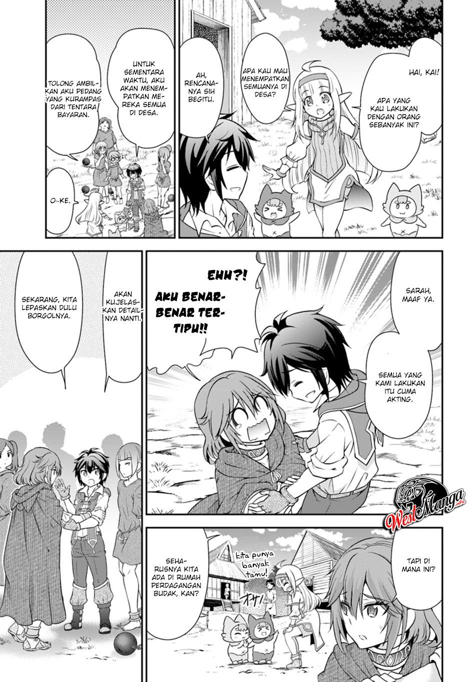 tenohira-kaitakumura-de-isekai-kenkouki-fueteku-yome-tachi-to-nonbiri-mujintou-raifu - Chapter: 14