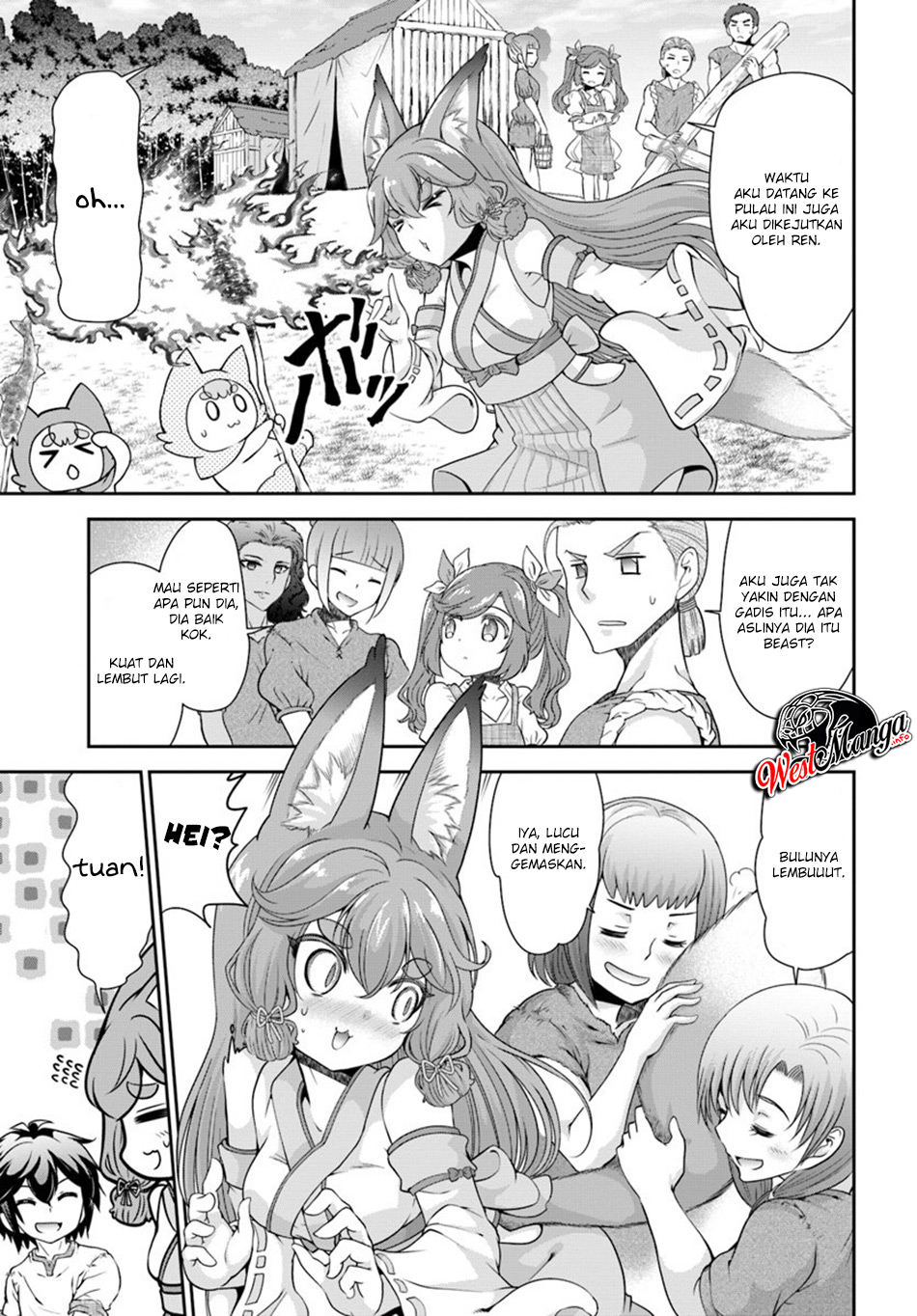 tenohira-kaitakumura-de-isekai-kenkouki-fueteku-yome-tachi-to-nonbiri-mujintou-raifu - Chapter: 17