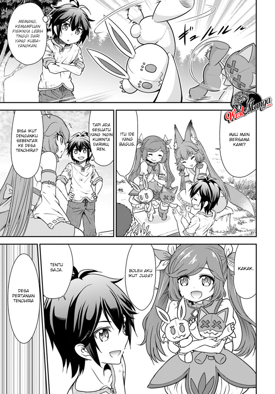 tenohira-kaitakumura-de-isekai-kenkouki-fueteku-yome-tachi-to-nonbiri-mujintou-raifu - Chapter: 18