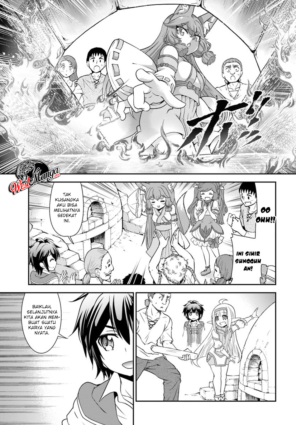 tenohira-kaitakumura-de-isekai-kenkouki-fueteku-yome-tachi-to-nonbiri-mujintou-raifu - Chapter: 18