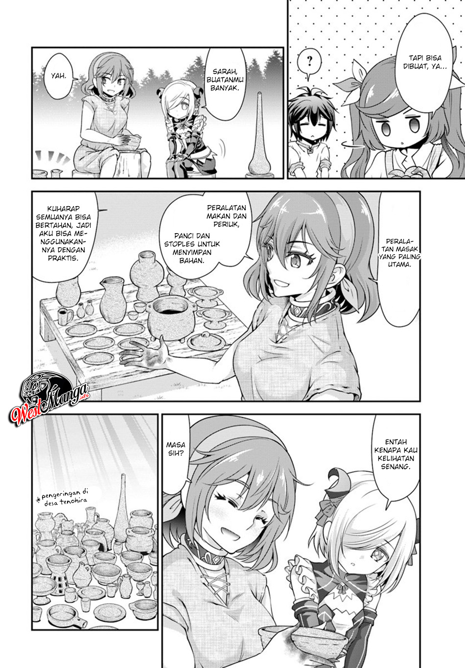 tenohira-kaitakumura-de-isekai-kenkouki-fueteku-yome-tachi-to-nonbiri-mujintou-raifu - Chapter: 18