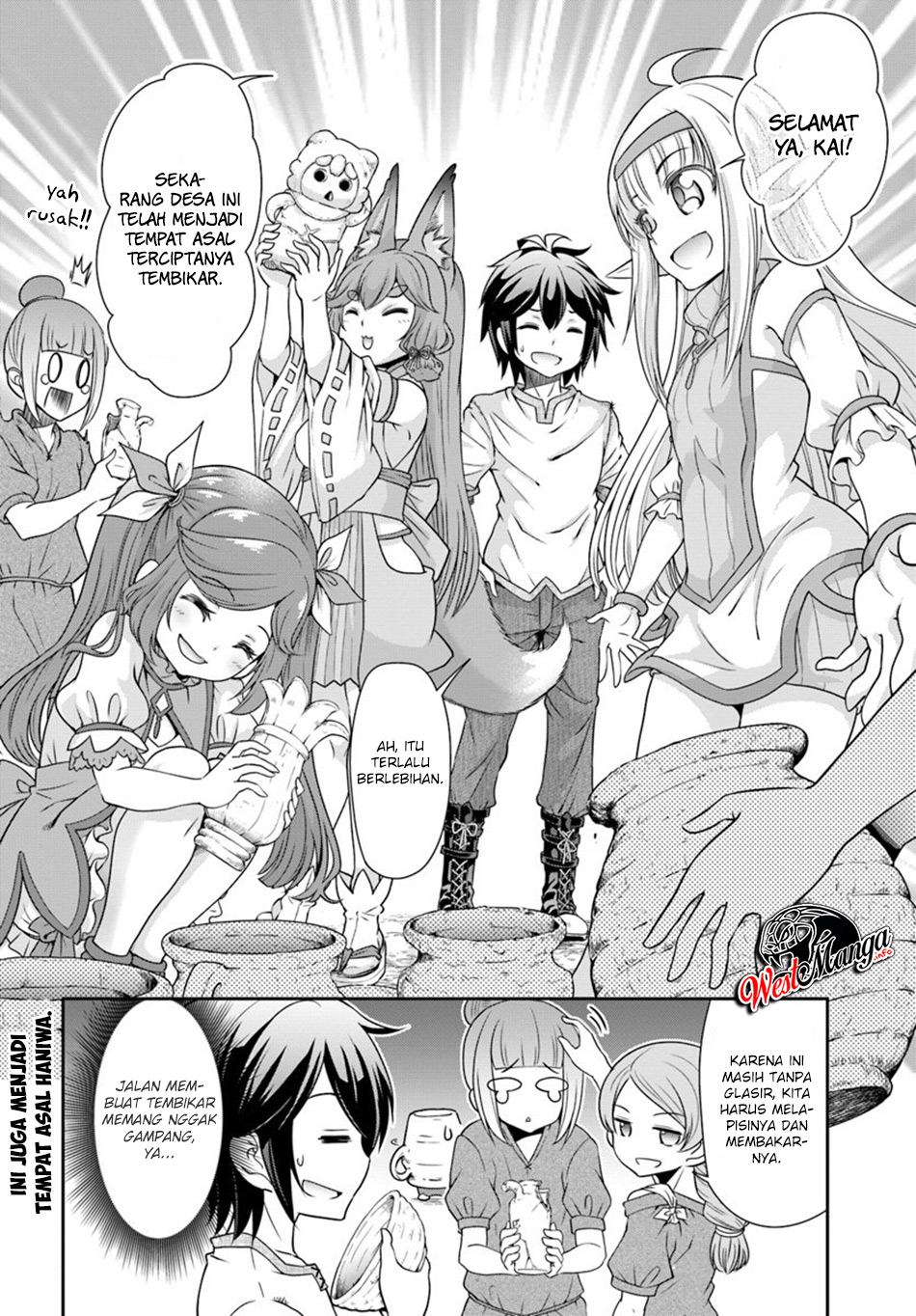 tenohira-kaitakumura-de-isekai-kenkouki-fueteku-yome-tachi-to-nonbiri-mujintou-raifu - Chapter: 18