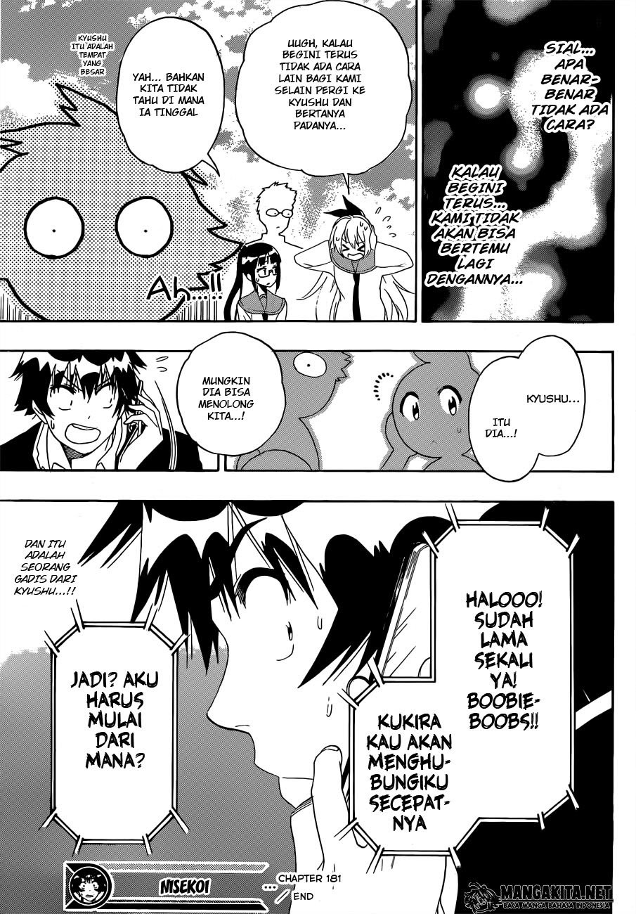 nisekoi - Chapter: 181