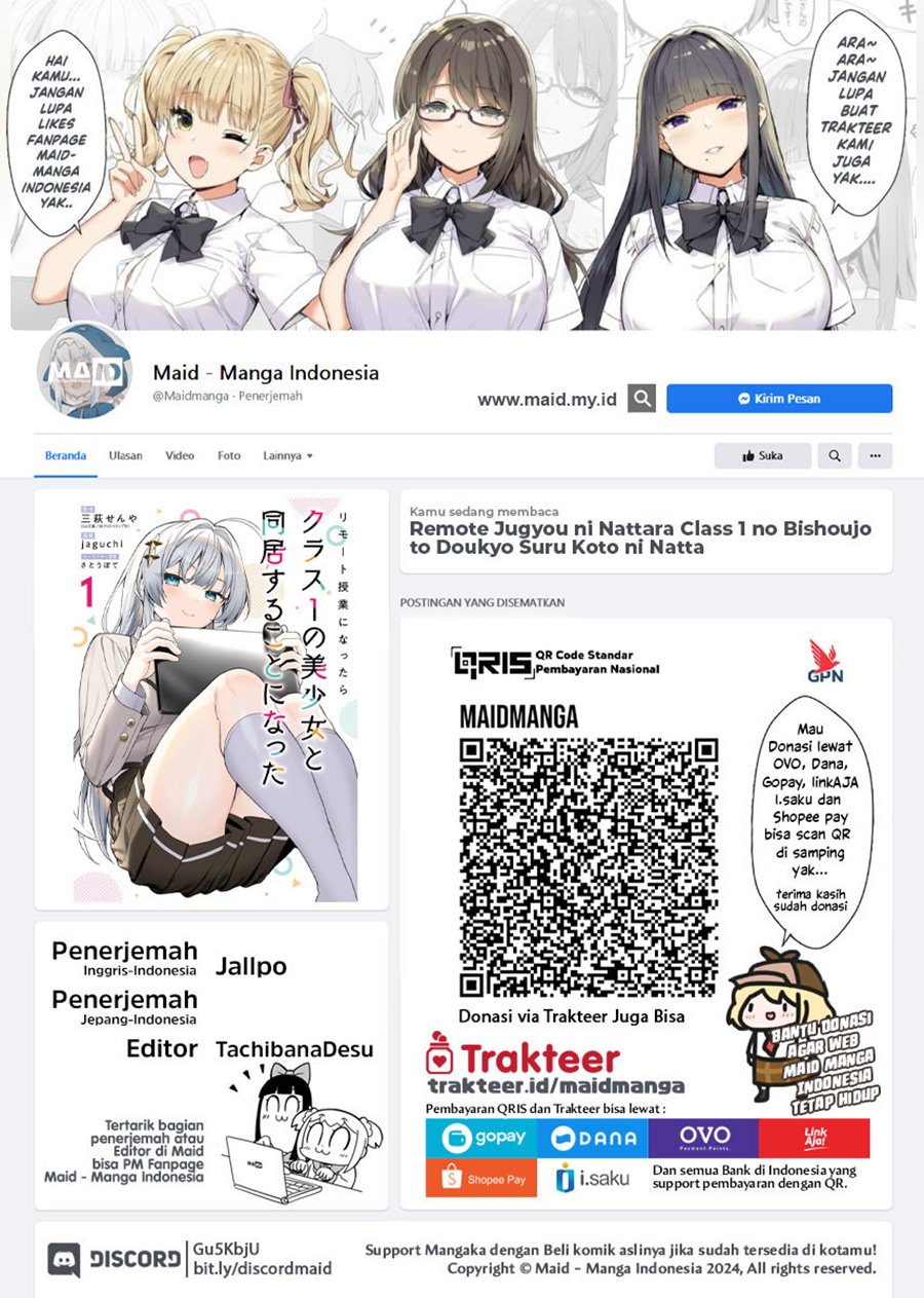 remote-jugyou-ni-nattara-class-1-no-bishoujo-to-doukyo-suru-koto-ni-natta - Chapter: 6