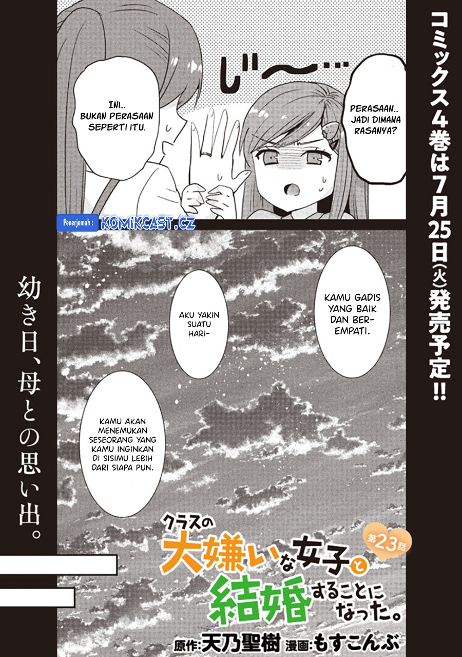 kurasu-no-daikirai-na-joshi-to-kekkon-suru-koto-ni-natta - Chapter: 23