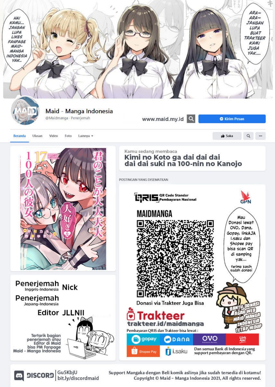 kimi-no-koto-ga-dai-dai-dai-dai-daisuki-na-100-ri-no-kanojo - Chapter: 130