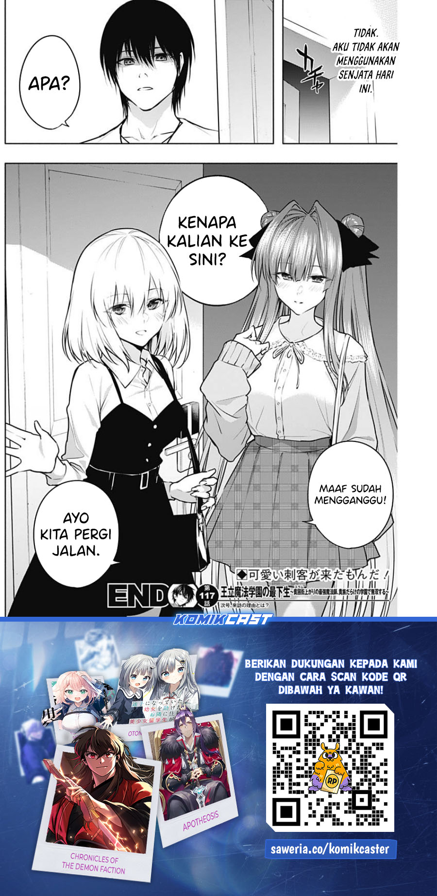 ouritsu-mahou-gakuen-no-saikasei-slum-agari-no-saikyou-mahoushi-kizoku-darake-no-gakuen-de-musou-suru - Chapter: 117