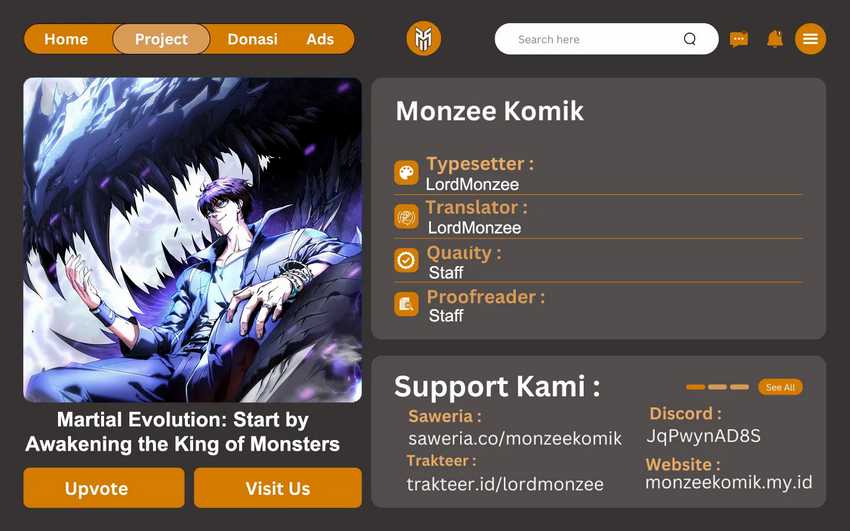 martial-evolution-start-by-awakening-the-king-of-monsters - Chapter: 13