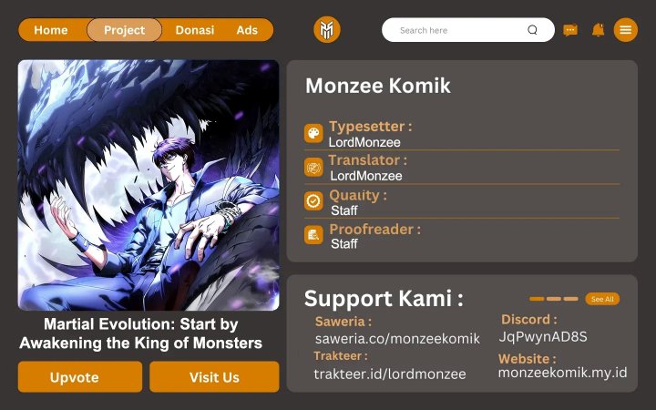 martial-evolution-start-by-awakening-the-king-of-monsters - Chapter: 16