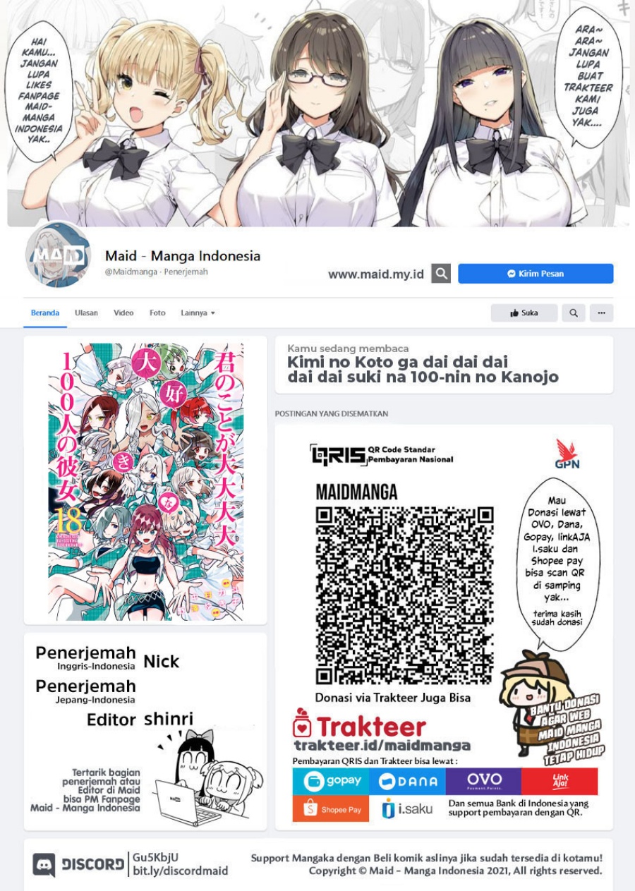 kimi-no-koto-ga-dai-dai-dai-dai-daisuki-na-100-ri-no-kanojo - Chapter: 131
