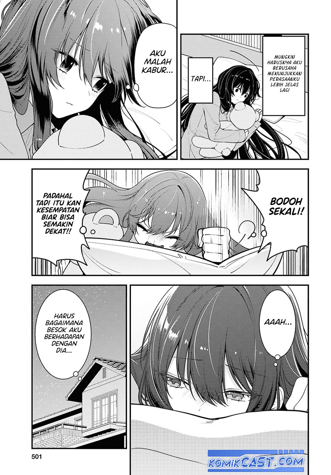 tonari-no-seki-no-yankee-shimizu-san-ga-kami-o-kuroku-sometekita - Chapter: 9