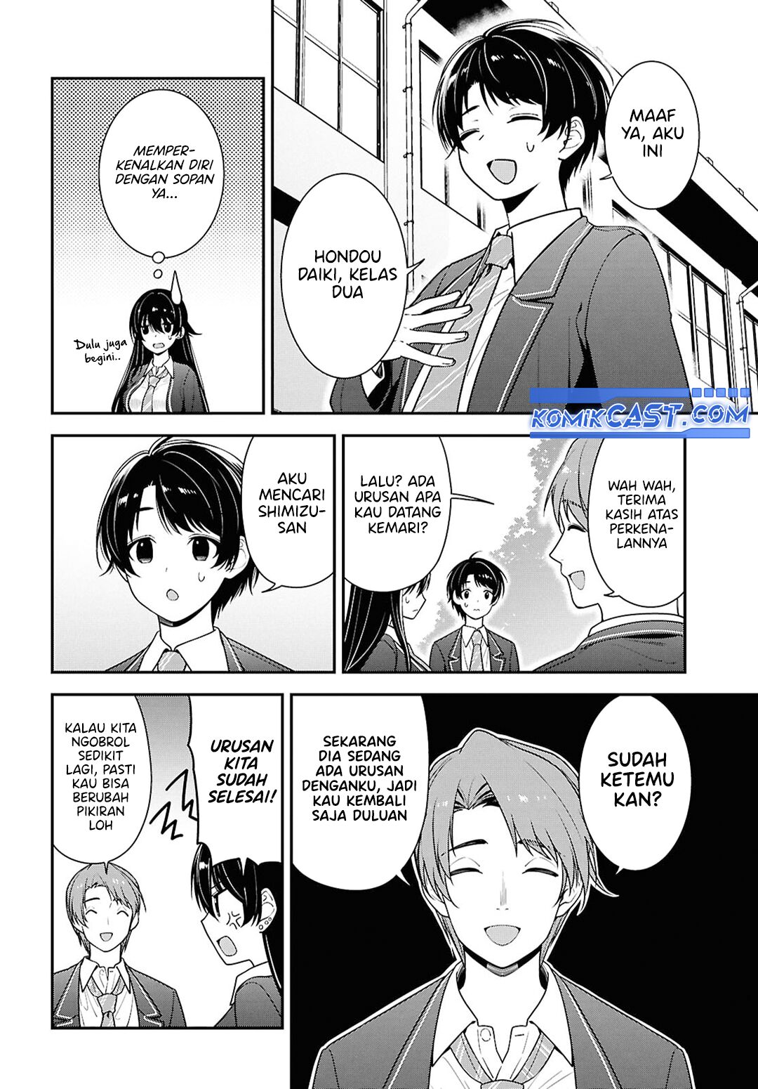 tonari-no-seki-no-yankee-shimizu-san-ga-kami-o-kuroku-sometekita - Chapter: 9