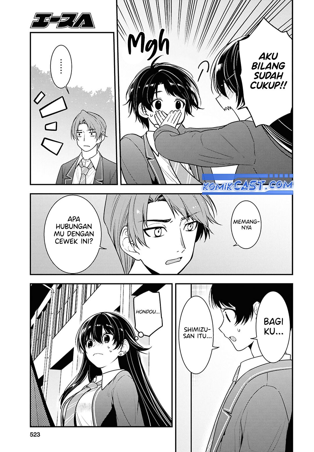 tonari-no-seki-no-yankee-shimizu-san-ga-kami-o-kuroku-sometekita - Chapter: 9