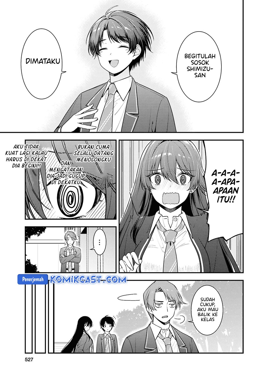 tonari-no-seki-no-yankee-shimizu-san-ga-kami-o-kuroku-sometekita - Chapter: 9