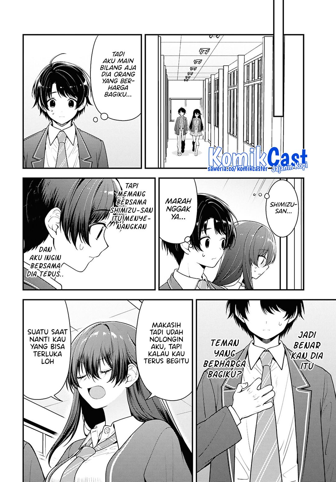 tonari-no-seki-no-yankee-shimizu-san-ga-kami-o-kuroku-sometekita - Chapter: 9