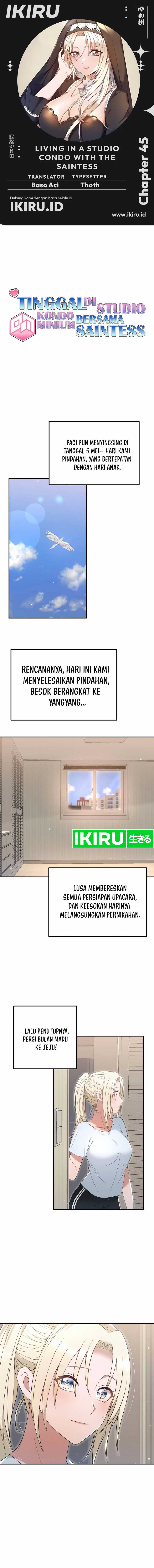 living-in-a-studio-condo-with-the-saintess - Chapter: 45