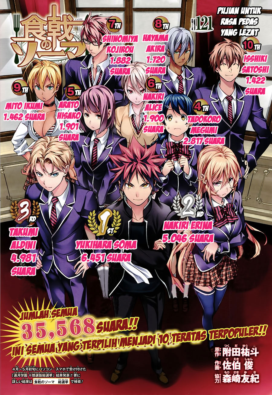 shokugeki-no-soma - Chapter: 121