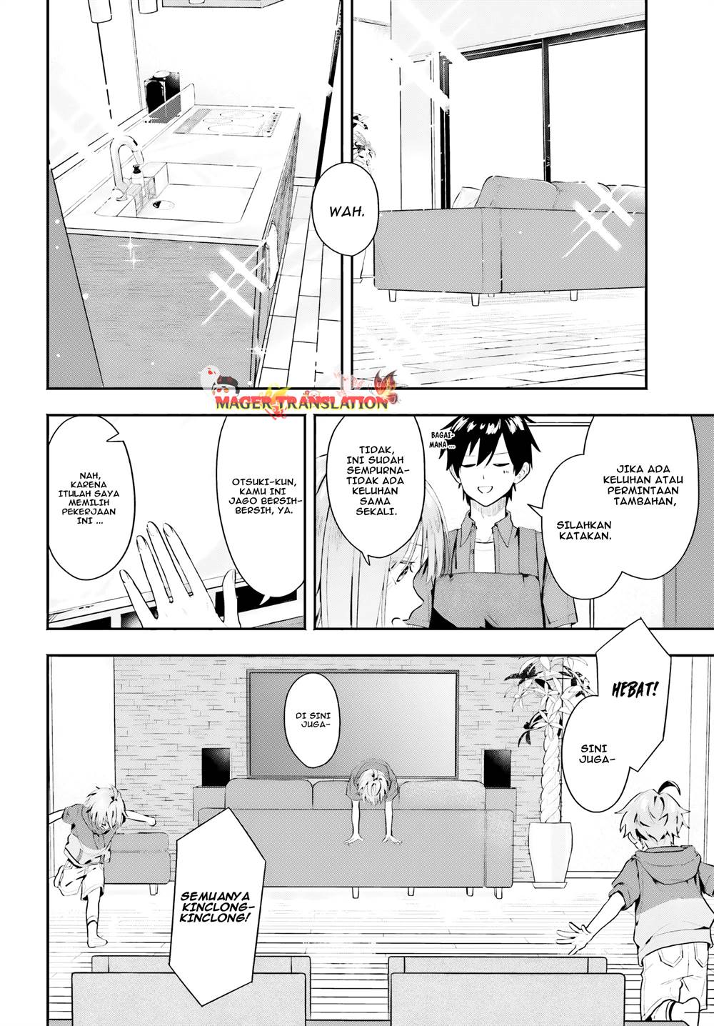 kaji-daikou-no-arubaito-wo-hajimetara-gakuen-ichi-no-bishoujo-no-kazoku-ni-kiniirarechaimashita - Chapter: 2