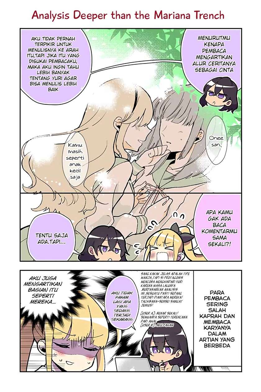 dokyuusei-no-oshi-sakka-ni-yuri-mousou-ga-bareta-kekka - Chapter: 7